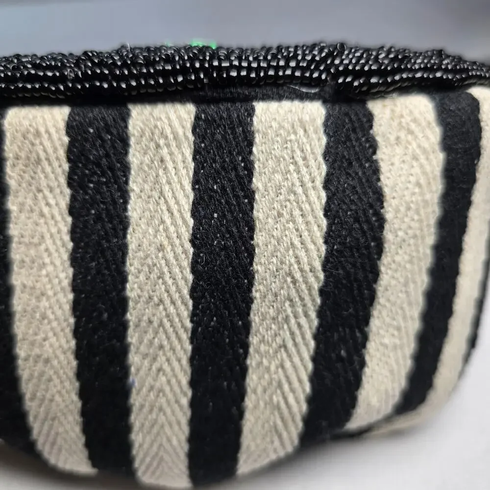 NWT Lulu Beaded Toucan Tropical Bag.
